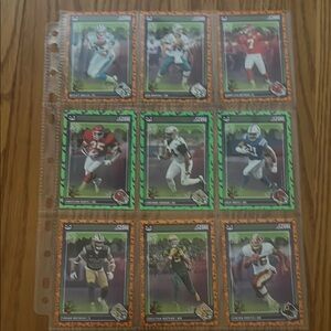 Football Trading Cards Set